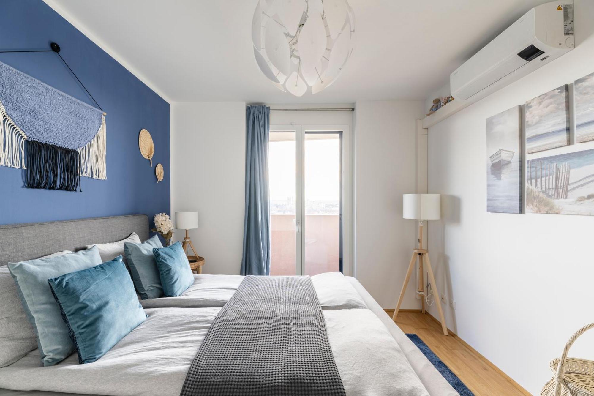 Edler Wohnraum Panoramablick 3 Sz Boxspringbetten, E-Ladestation, Kaffeevollautomat, Klima, Lift, Terrasse & 2Xtg غراتس المظهر الخارجي الصورة